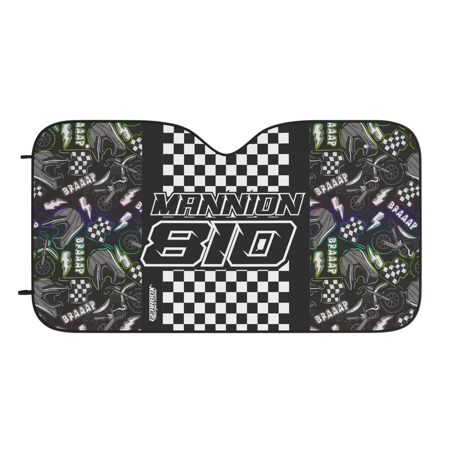 Custom Motocross Car Sun Shade