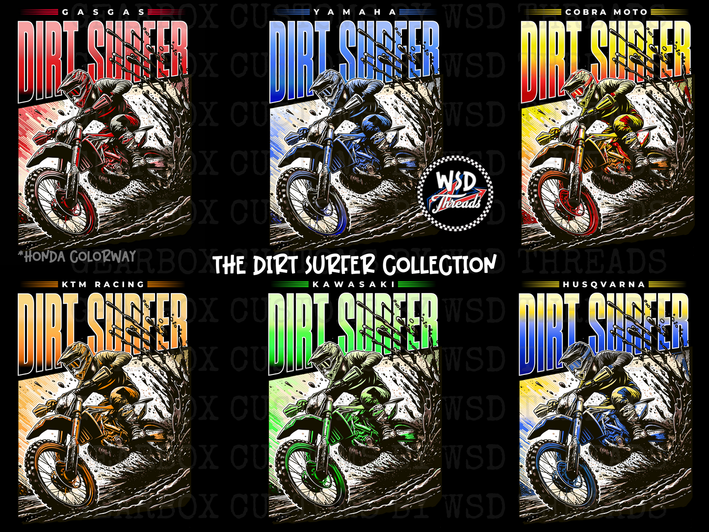 Dirt Surfer Adult Tees