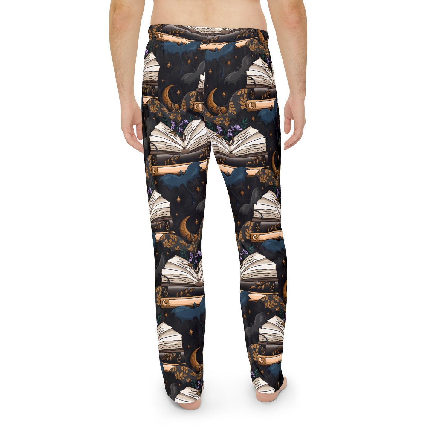 Open Book Fourth Wing Men's Pajama Pants, Dragon PJs, Bookish, Fantasy Reader, Lounge Pants, Dragon Pajamas, Wingleader