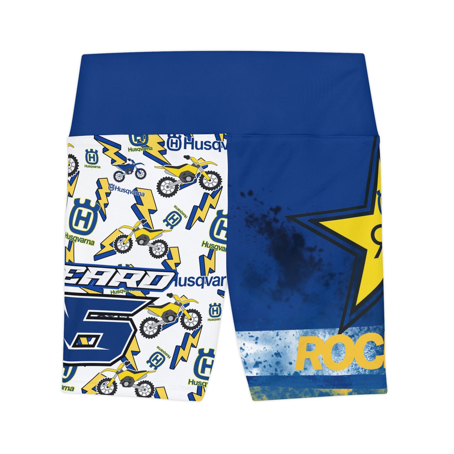 Custom Husqvarna Biker Shorts: Womens