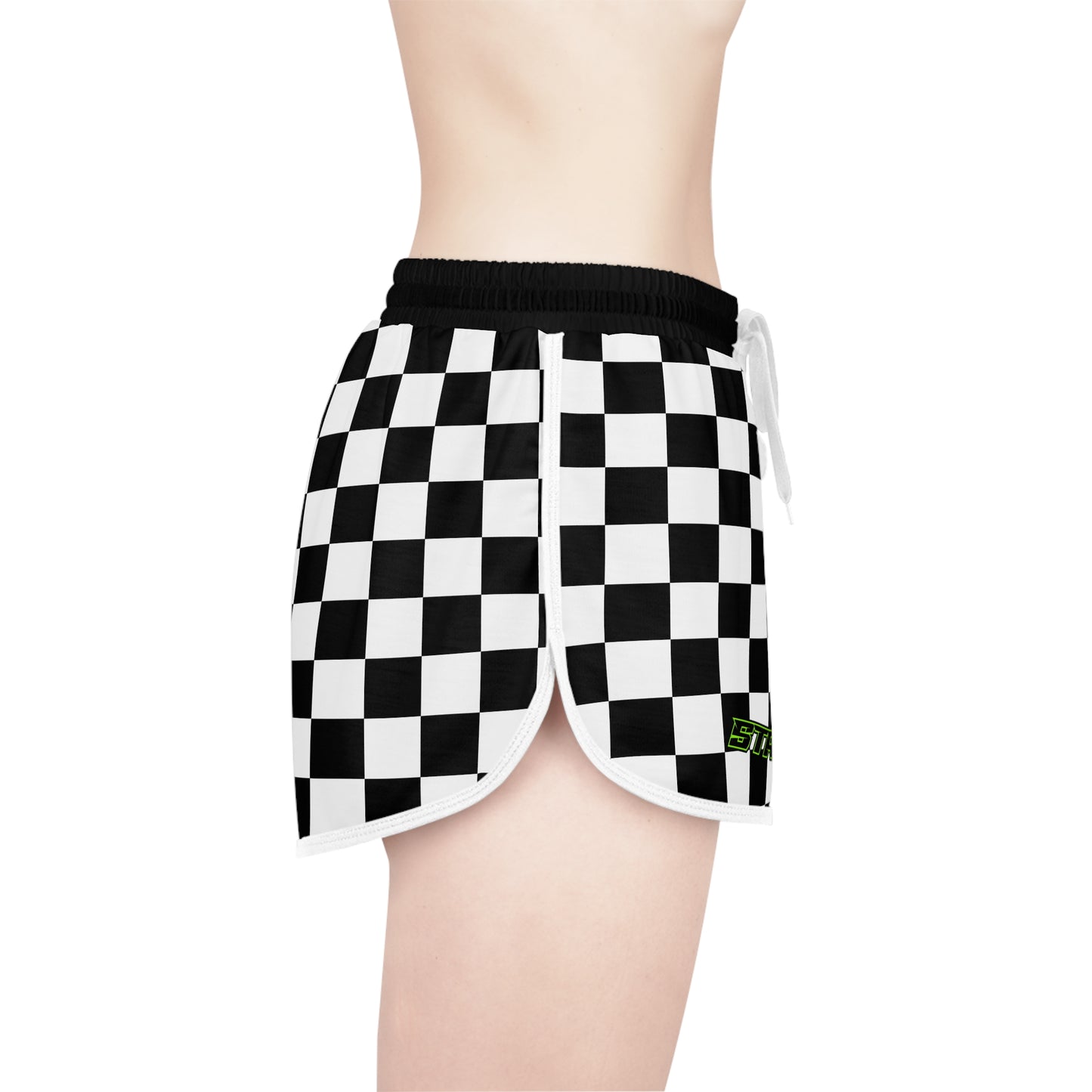 Personalized Checkered Women's Shorts