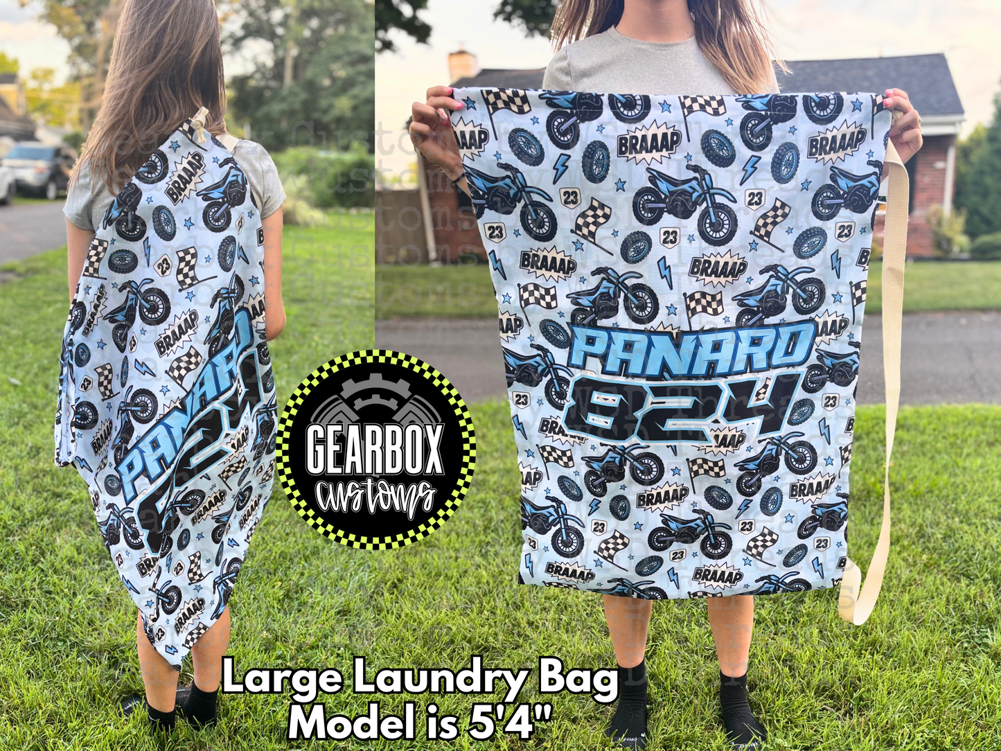 Custom Laundry Bags: 2 Sizes!