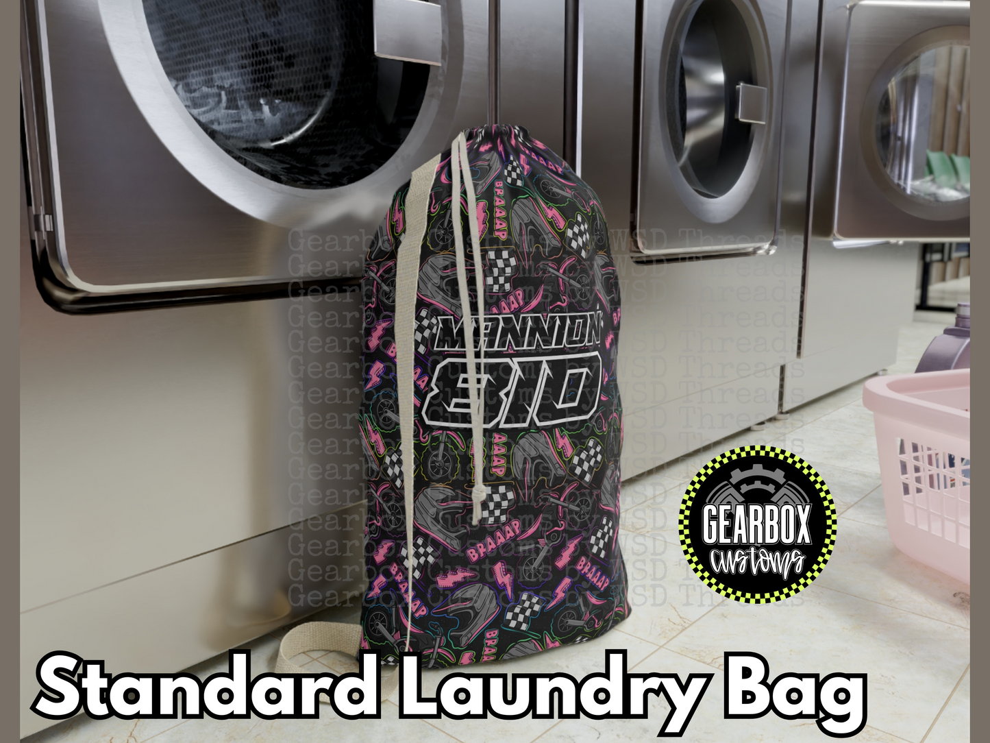 Custom Laundry Bags: 2 Sizes!
