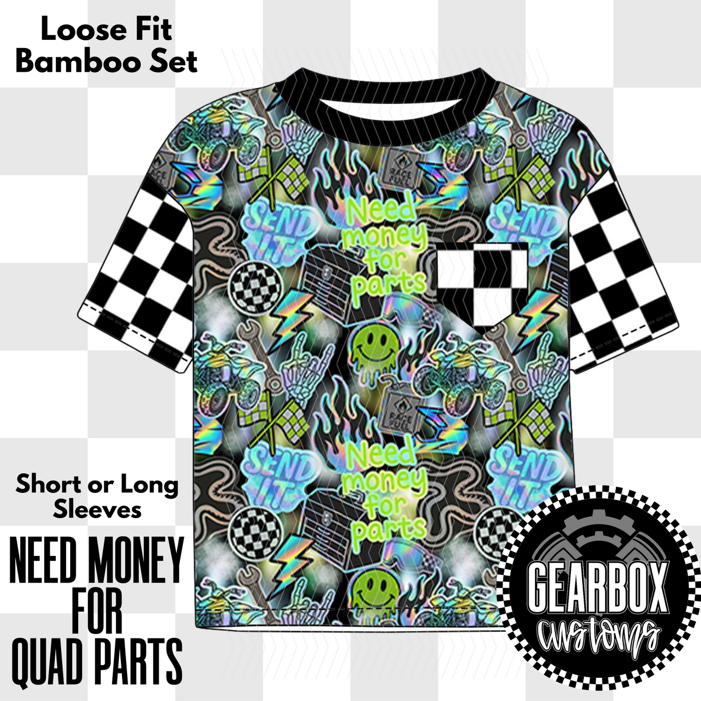 Money for Quads/Parts Bamboo: T-Shirt