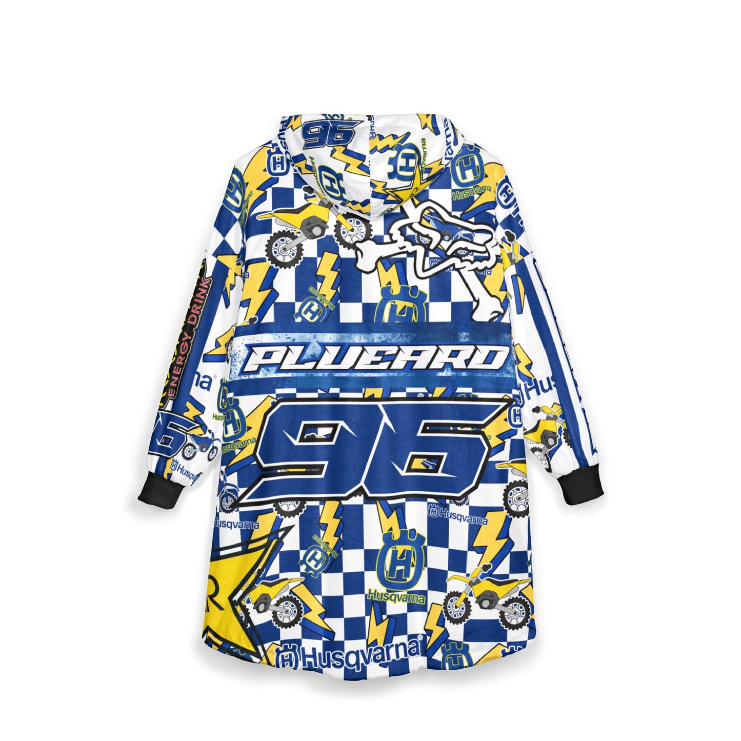 Custom Hooded Wearable Blanket: Husqvarna