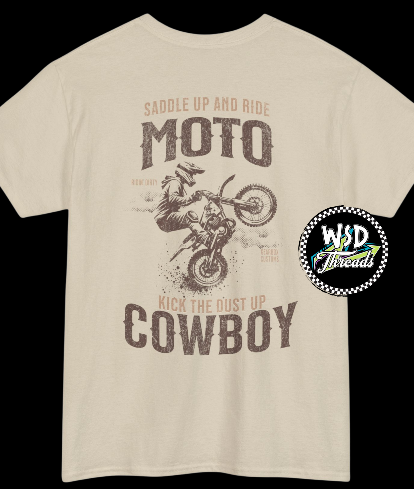 Moto Cowboy Adult Tees