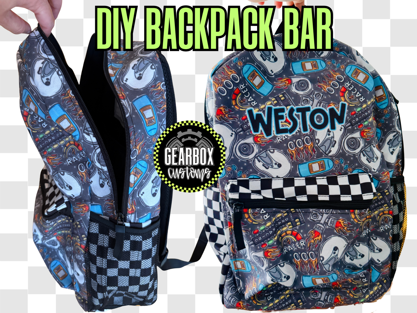 Custom Backpacks at The DIY Backpack Bar
