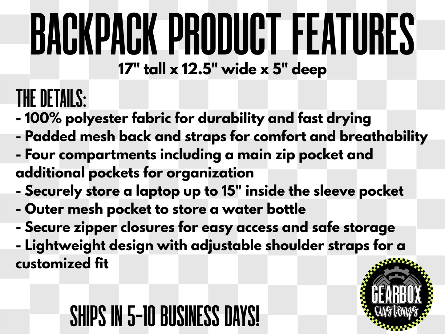 Custom Backpacks at The DIY Backpack Bar