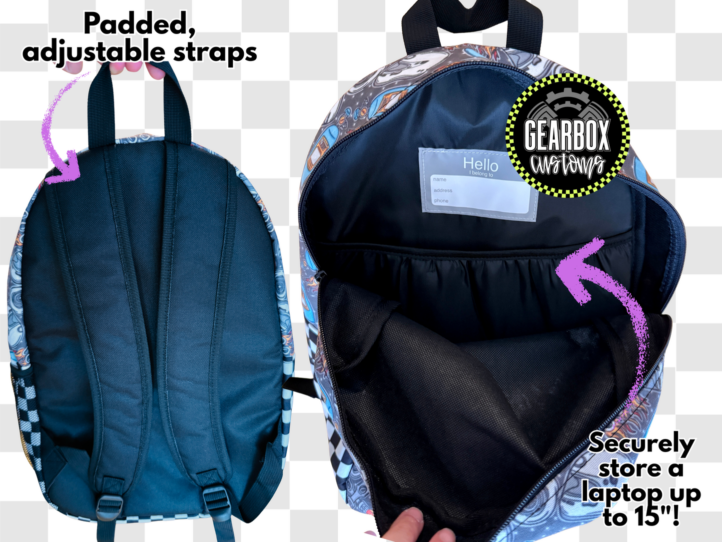 Custom Backpacks at The DIY Backpack Bar