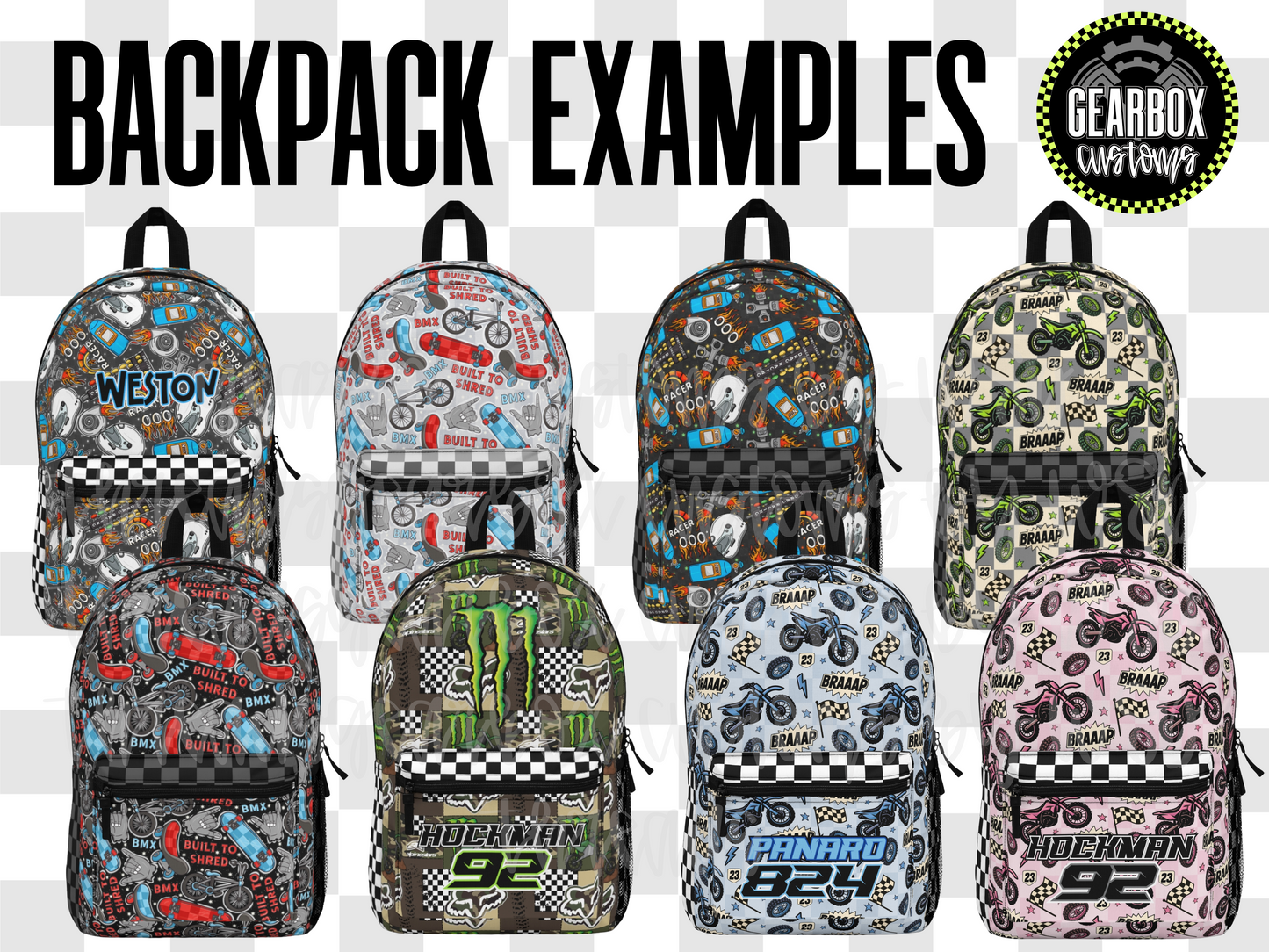 Custom Backpacks at The DIY Backpack Bar