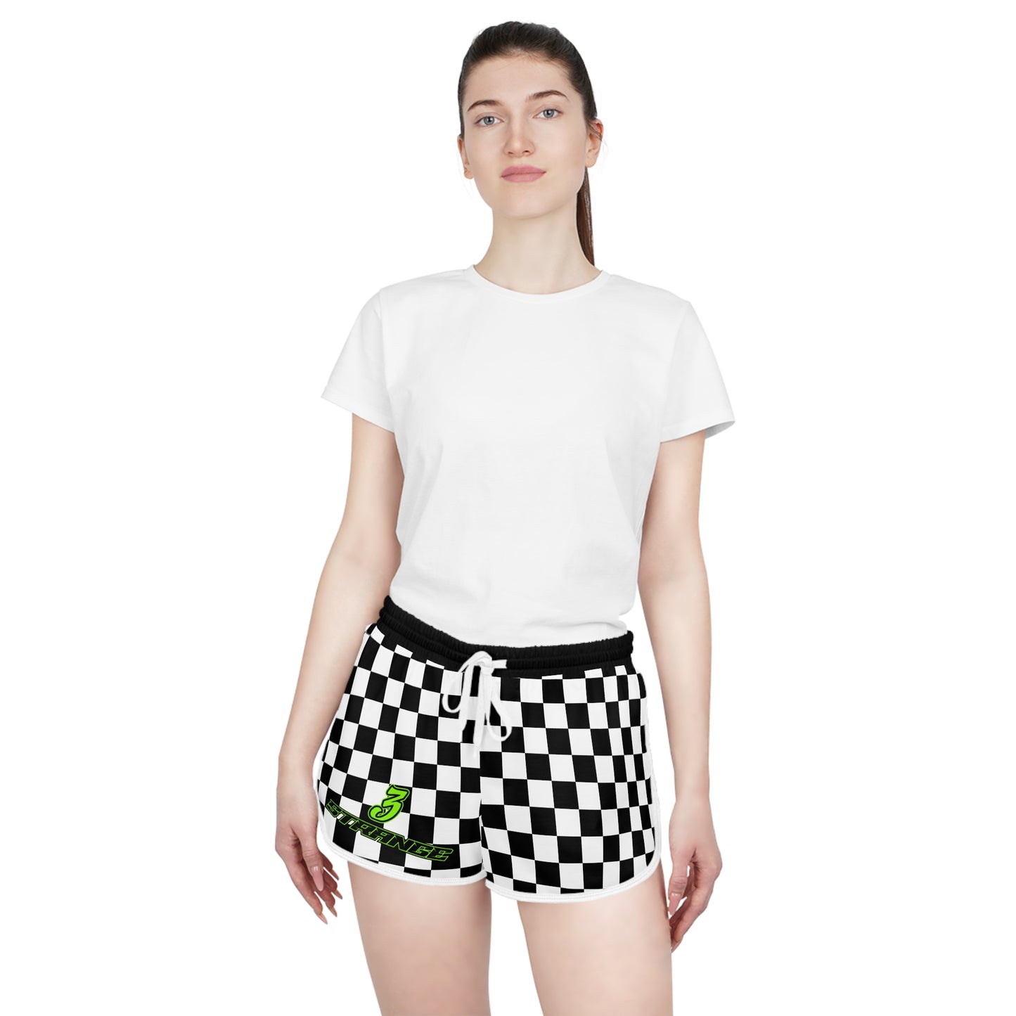 Personalized Checkered Women's Shorts
