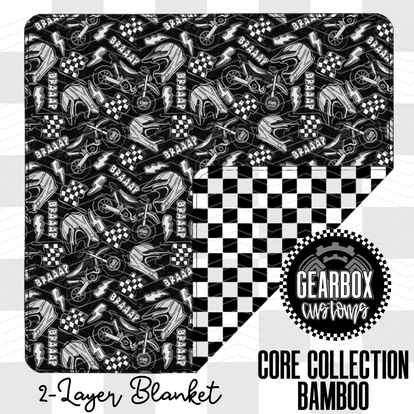 Core Collection Moto Bamboo: 2-Layer Blankets