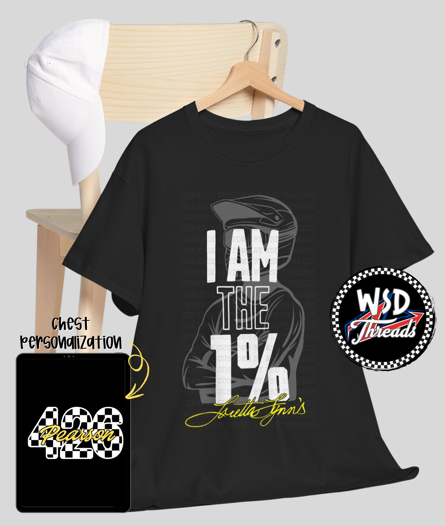 I am the 1% Loretta's Youth Tee