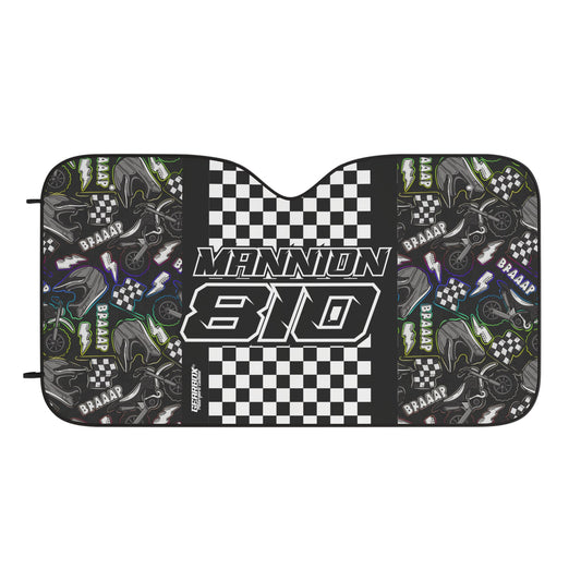 Custom Motocross Car Sun Shade
