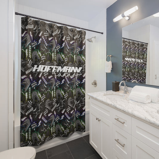 Personalized Motocross Shower Curtain