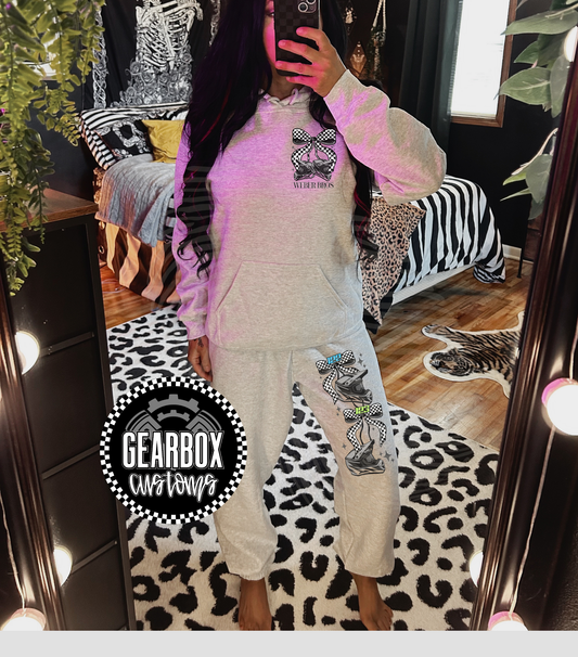 Moto Helmet Cherries Sweatpants