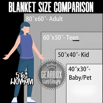 Custom Fleece Blankets: Single or 2-Sided