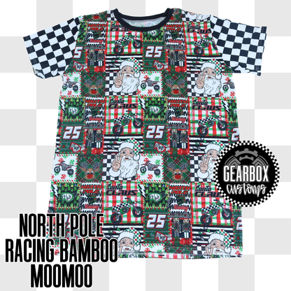 BLOWOUT! Christmas Moto Bamboo: Oversized Sleep Shirt