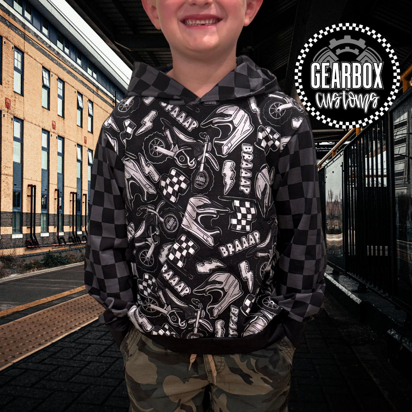 RTS Core Collection Moto Hooded Pullover