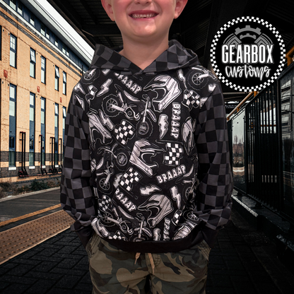 RTS Core Collection Moto Hooded Pullover