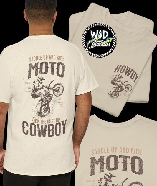 Moto Cowboy Adult Tees