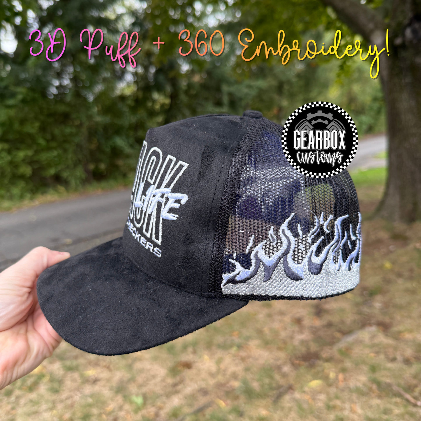 Core 360 Hat: 3D Puff + 360 Embroidery