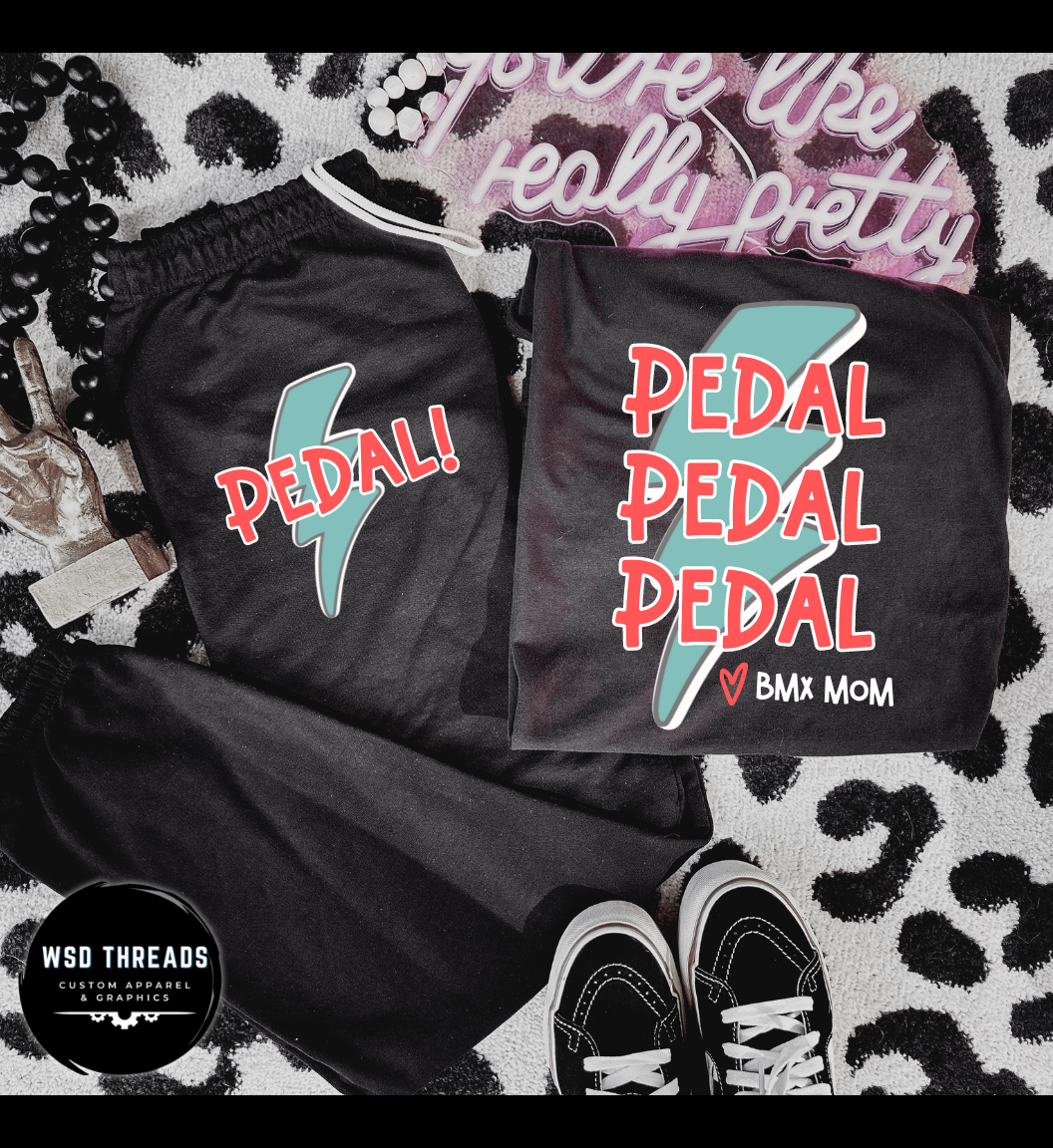 BMX Mom Set: Pedal Hoodie & Sweatpants