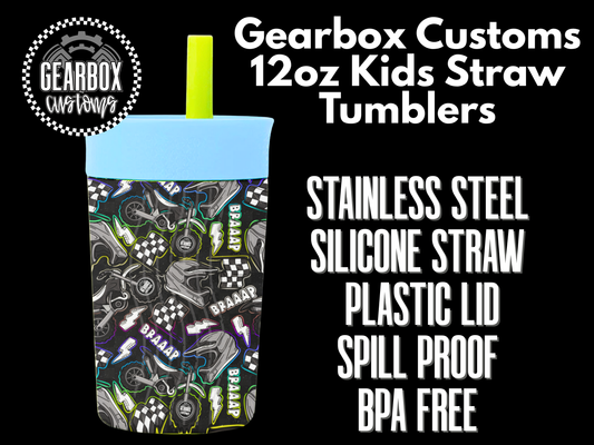 PREORDER: Braaap! 12oz Stainless Steel Straw Tumbler