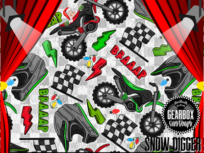 BLOWOUT! Christmas Moto Bamboo: Oversized Sleep Shirt