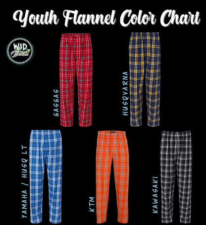 Personalized Youth Flannel Pajama Pants