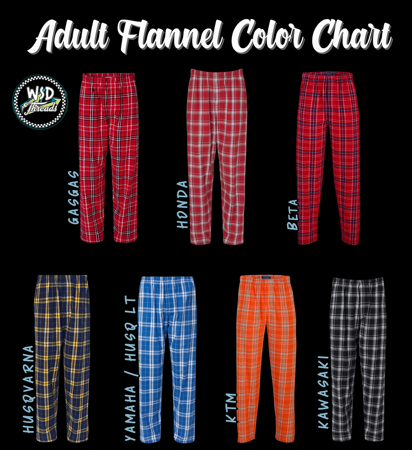 Personalized Adult Flannel Pajama Pants