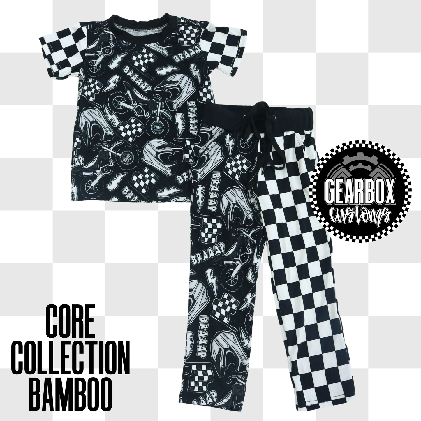 RTS Core Collection Moto Bamboo: Short Sleeve Loose Set