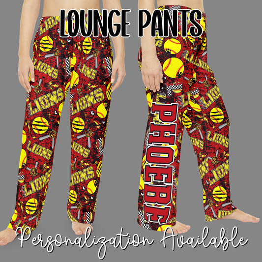 Lady Lions: Personalized Lounge Pants