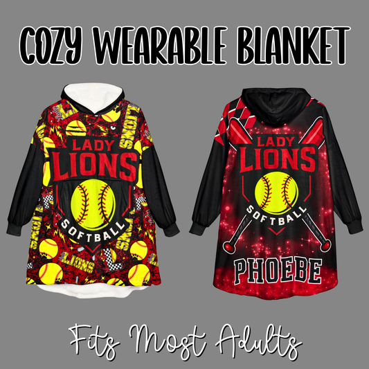 Lady Lions: Personalized Wearable Blankets