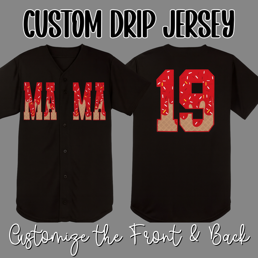 Lady Lions: Custom Drip Jersey