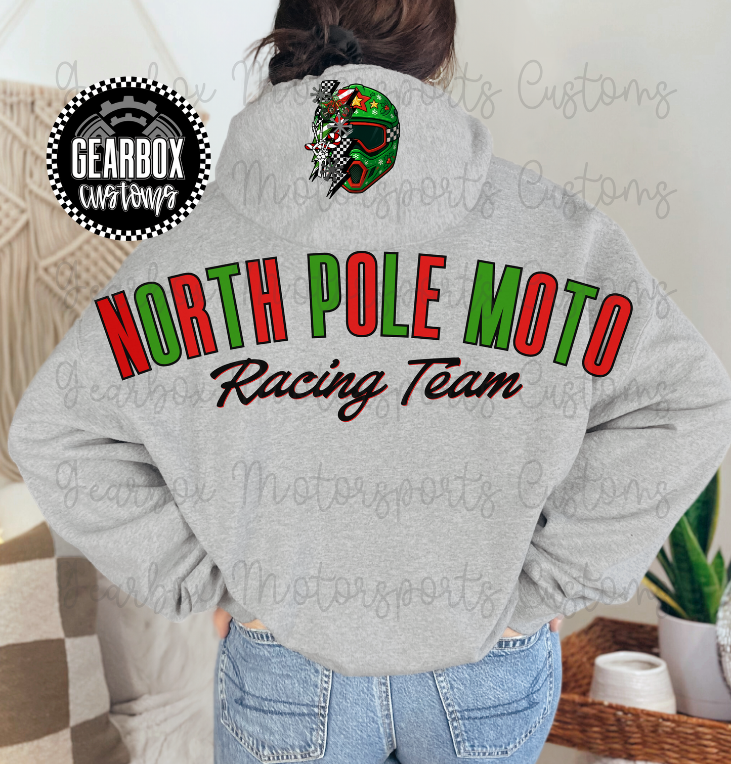 North Pole Moto Hoodie (Adult)