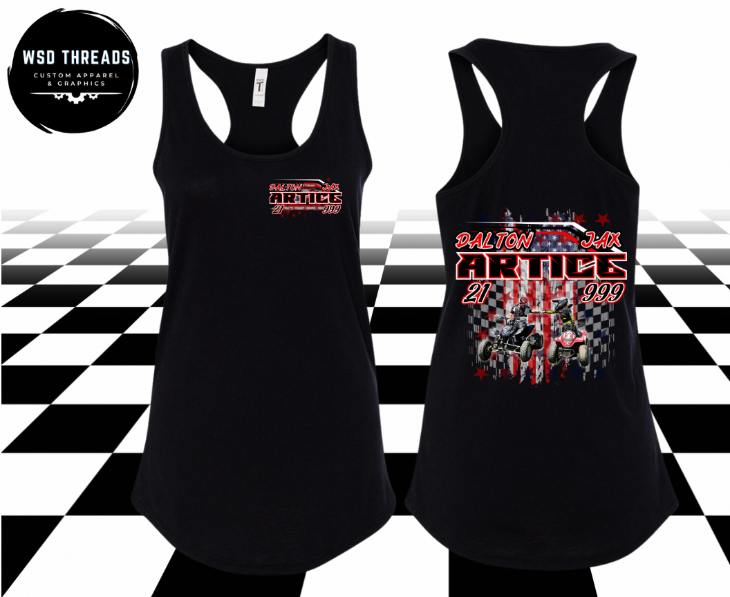 Custom Request - Motorsports Racerback Tank