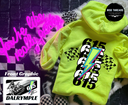 Custom Neon Lightning Bolt Apparel