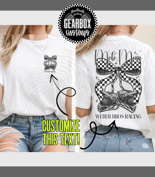 Moto Helmet Cherries T-Shirts
